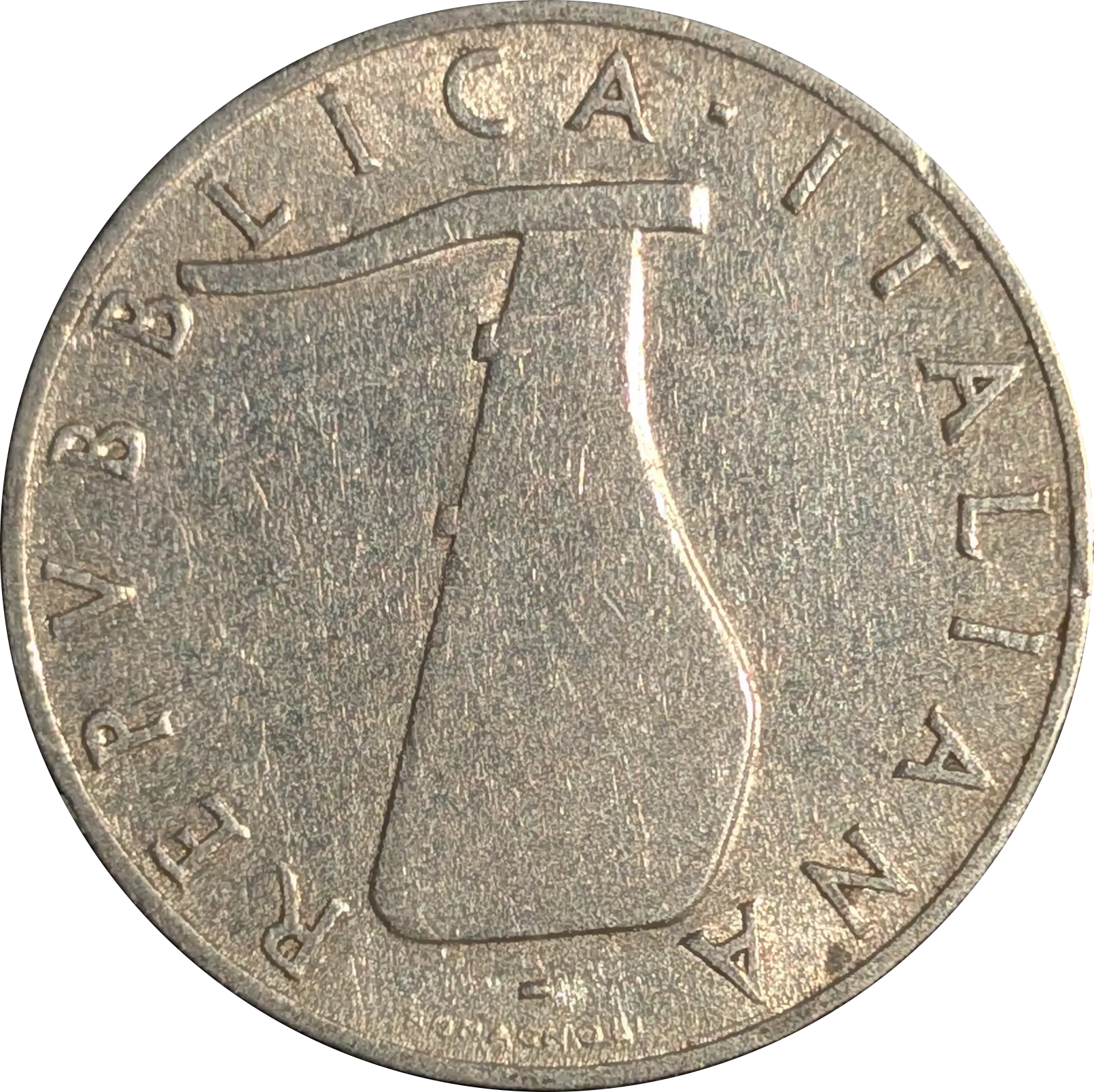 Dritto di 5 lire Delfino